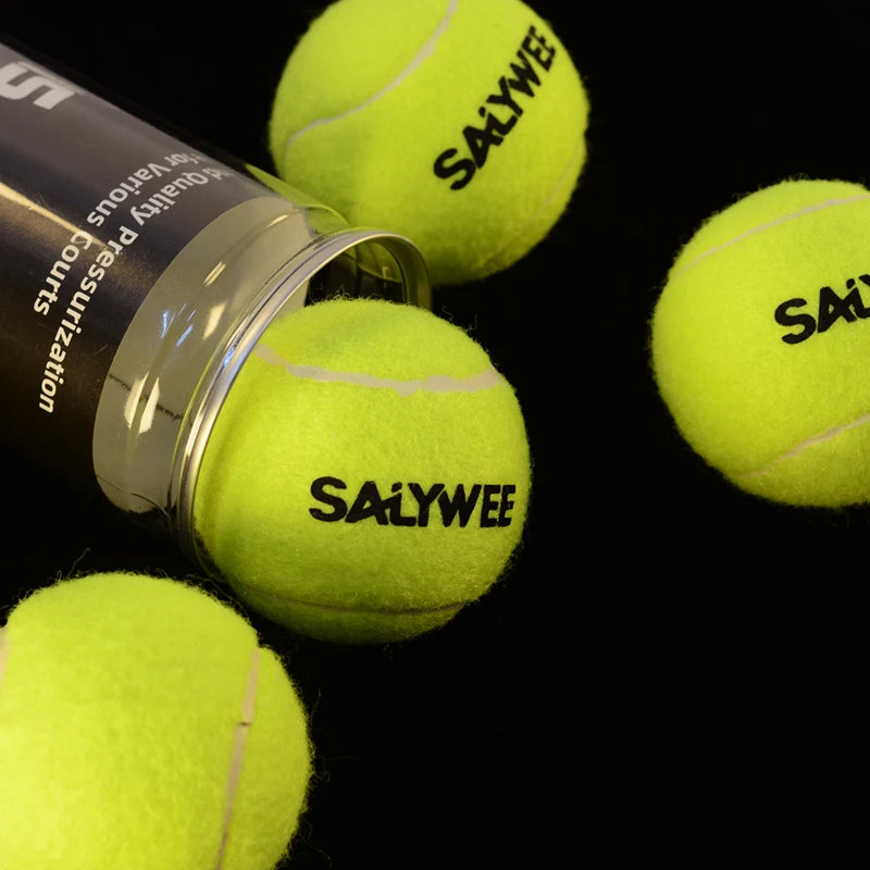 Pelotas de entrenamiento sin presión – Goma resistente, para tenis y pádel, pack de 3