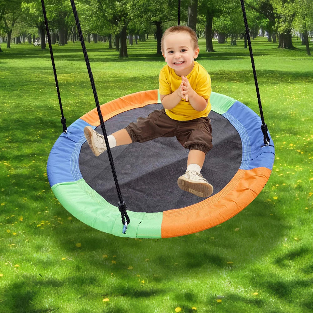 Saucer tree swing 100 cm for kids and adults – view 5