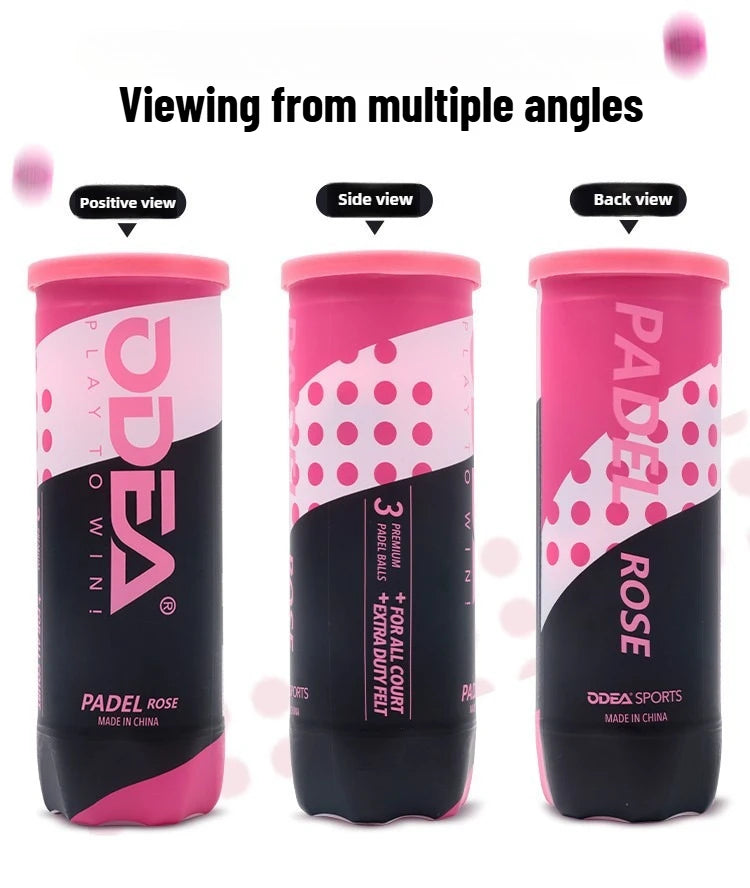Pelotas de pádel Ace y Rose – Bote al vacío, bote alto, 2 o 4 botes