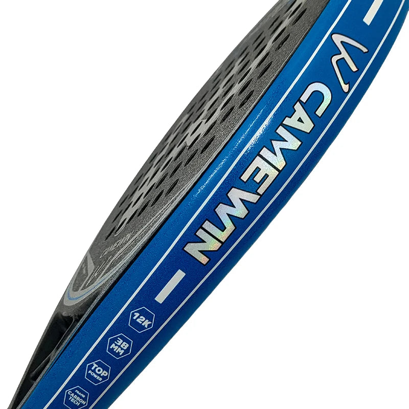 Pala de pádel de carbono 12K H-23 – Núcleo EVA, con funda y muñequeras