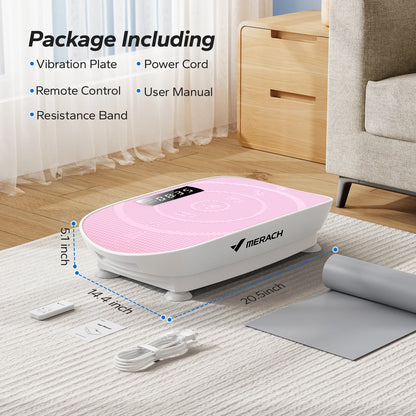 Fitness Vibration Platform with Bluetooth and Silicone Pedal | Full Body Exercise Machine for Women – Lymphatic Drainage and Weight Loss