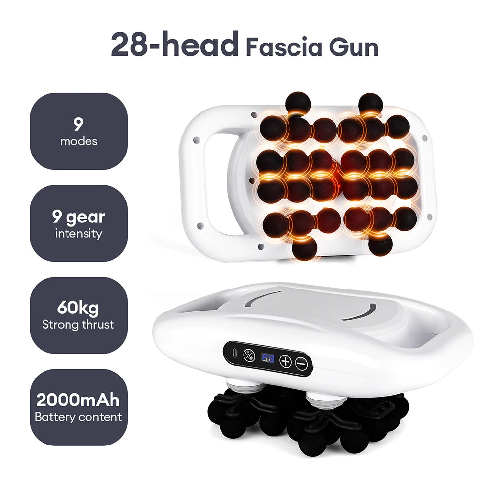 High Frequency Sports Massage Gun – 22, 24, 28, or 30 Head Options 💪 Recover your body like a professional athlete