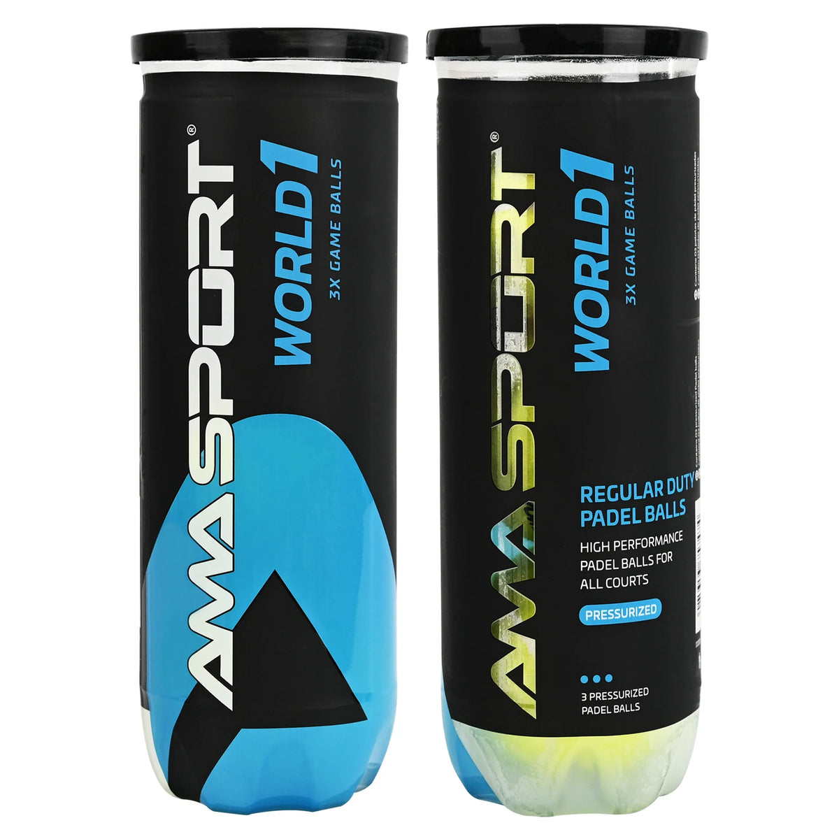 Padel Balls – High Bounce, Durable Felt, Packs of 3 or 6