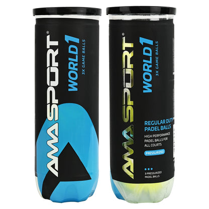 Padel Balls – High Bounce, Durable Felt, Packs of 3 or 6