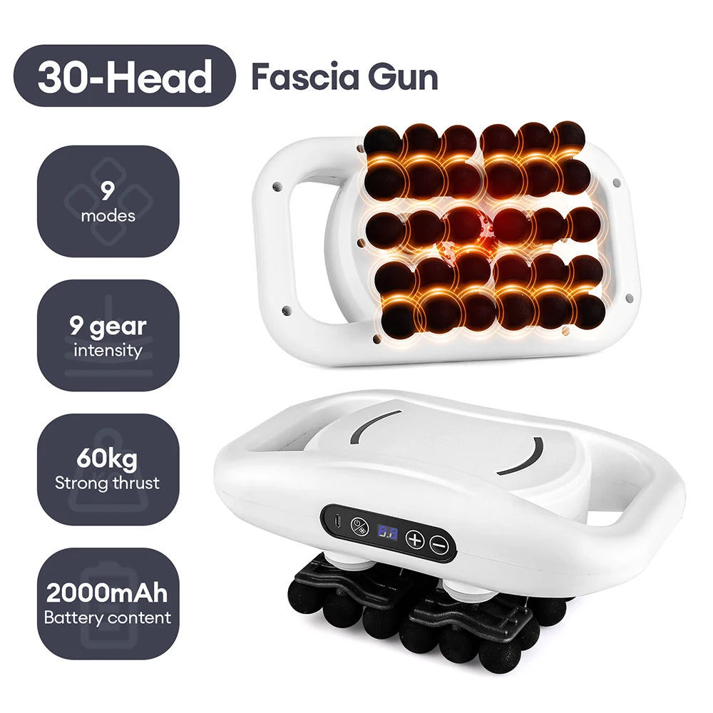 High Frequency Sports Massage Gun – 22, 24, 28, or 30 Head Options 💪 Recover your body like a professional athlete