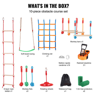 🏆 Ninja Warrior Obstacle Course – Adventure Course for Kids and Families