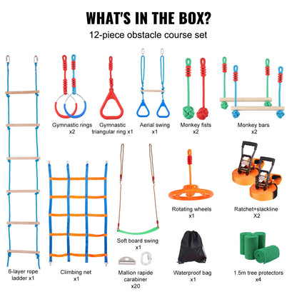 🏆 Ninja Warrior Obstacle Course – Adventure Course for Kids and Families