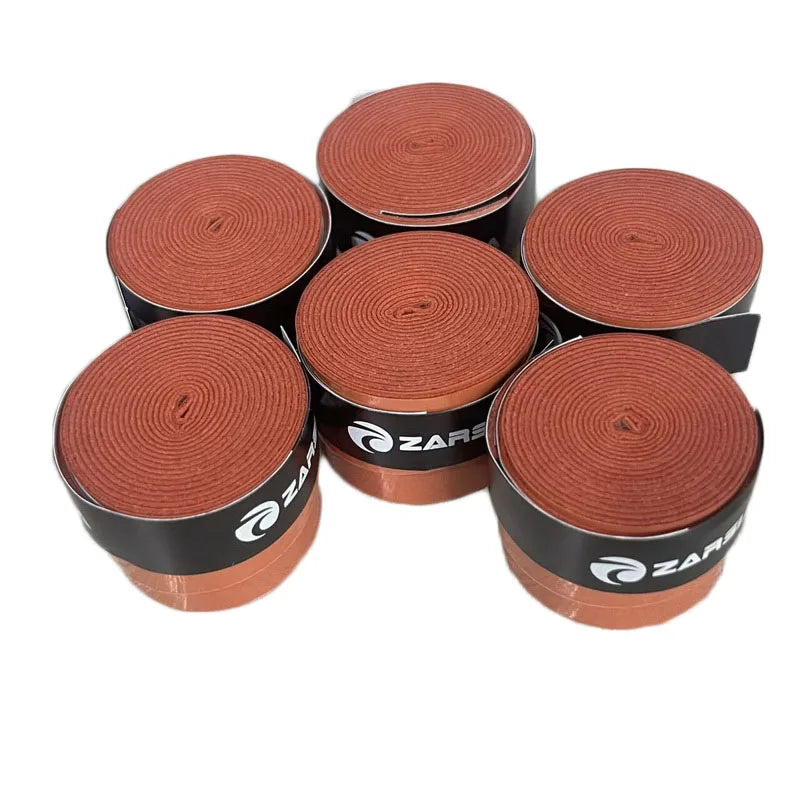 Overgrips marrón retro para pádel y tenis – Pack de 6