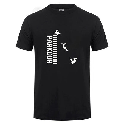 Camiseta de parkour para hombres, mujeres y niños: ropa informal