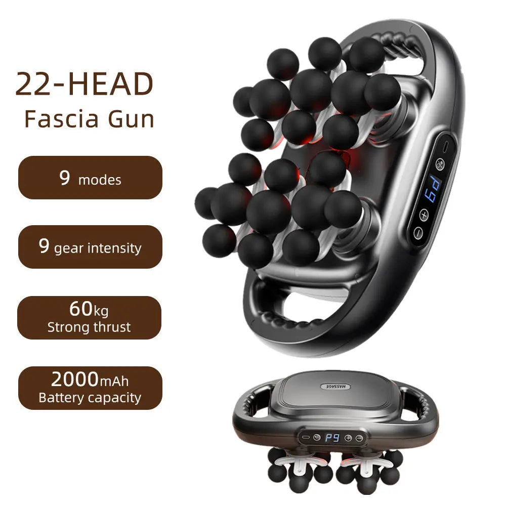 High Frequency Sports Massage Gun – 22, 24, 28, or 30 Head Options 💪 Recover your body like a professional athlete