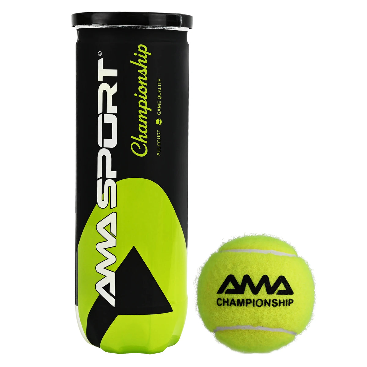 Padel Balls – High Bounce, Durable Felt, Packs of 3 or 6