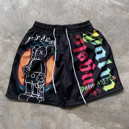 Unisex Quick-Dry Athletic Shorts - Outdoor Training - Featuring a fun and flattering print.