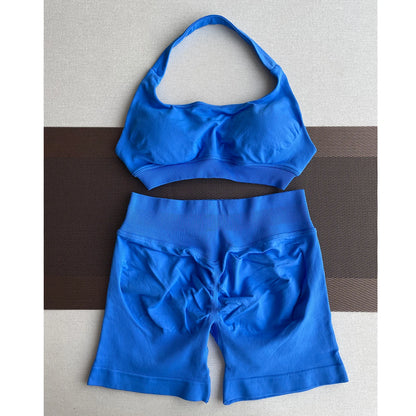 II Women's Seamless Short Set – Sports Shorts + Workout Top