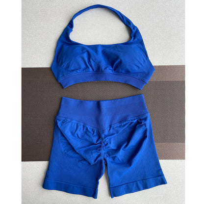 II Women's Seamless Short Set – Sports Shorts + Workout Top