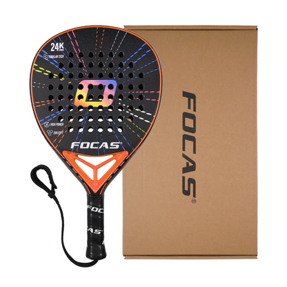 Pala de pádel de carbono 24K – Superficie rugosa, nivel avanzado
