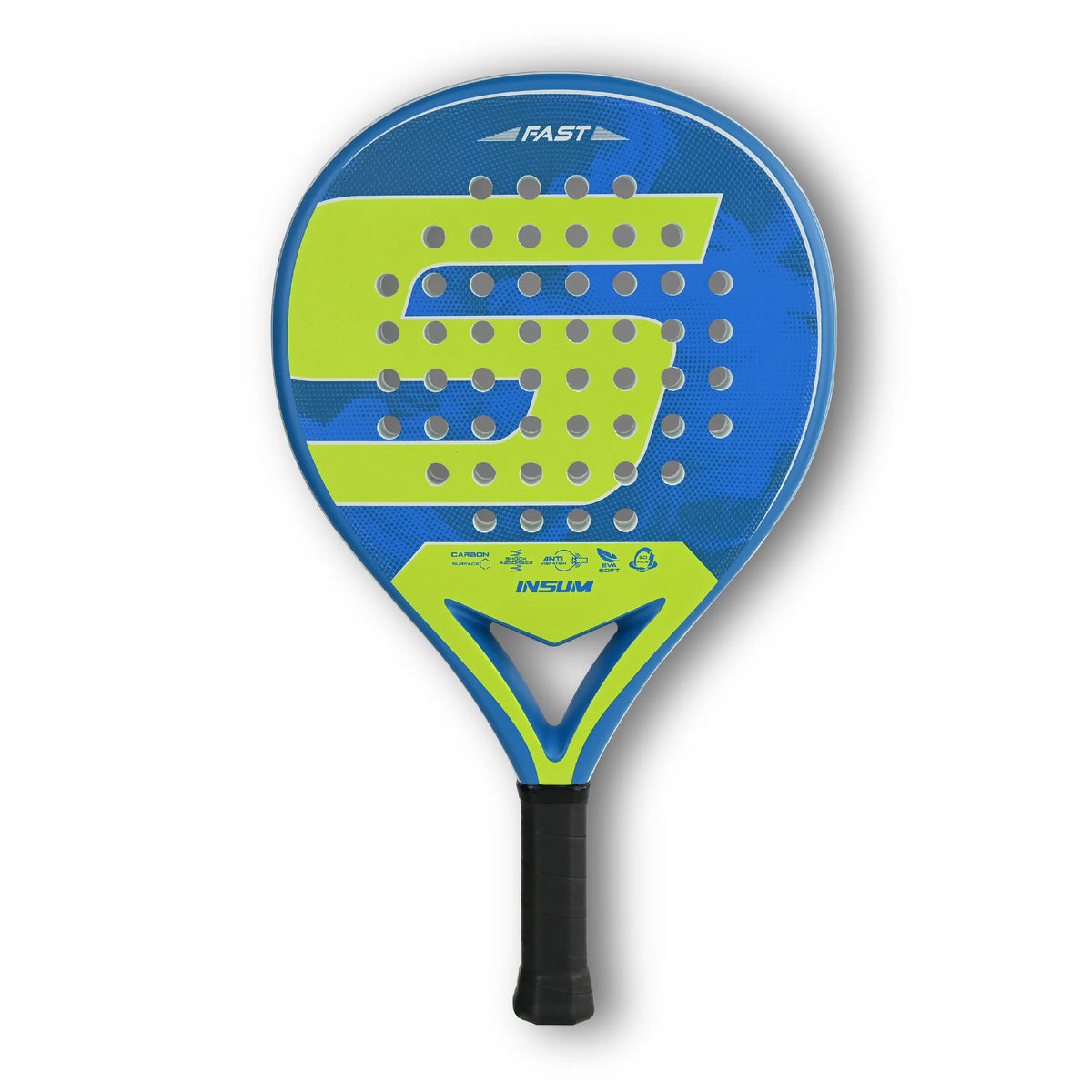 Pala de pádel de fibra de carbono – Núcleo EVA memory foam, ligera