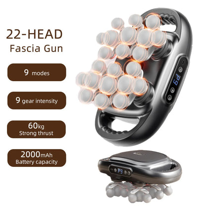 High Frequency Sports Massage Gun – 22, 24, 28, or 30 Head Options 💪 Recover your body like a professional athlete