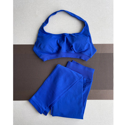 Women's Seamless Sports Set – Leggings + Workout Top