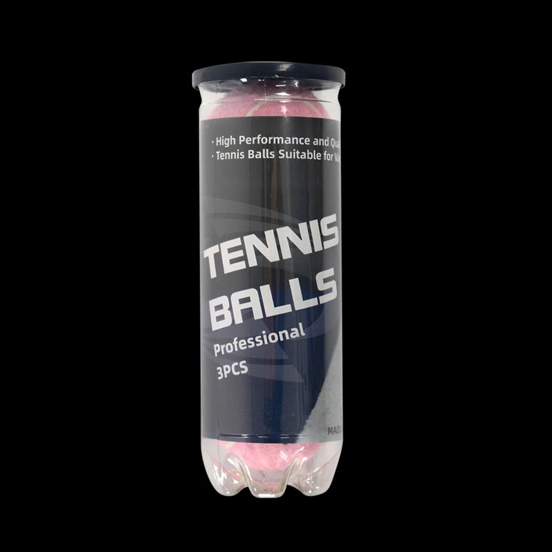 Pelotas de entrenamiento sin presión – Goma resistente, para tenis y pádel, pack de 3