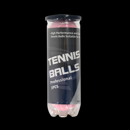 Pelotas de entrenamiento sin presión – Goma resistente, para tenis y pádel, pack de 3