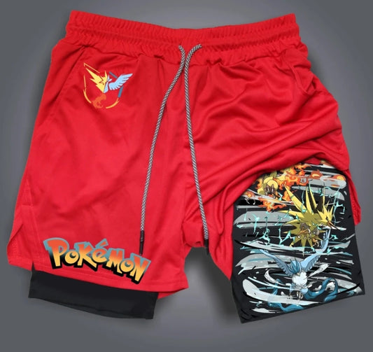 Super Dream Pikachu Shorts - Pokémon Evolution Style - Unisex - Athletic