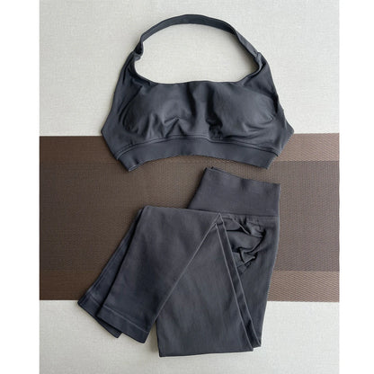 Women's Seamless Sports Set – Leggings + Workout Top