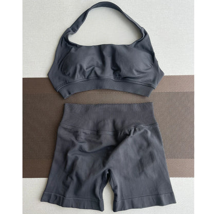II Women's Seamless Short Set – Sports Shorts + Workout Top