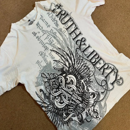 Camiseta estilo hip hop vintage – Ropa urbana | Gráficos retro | Algodón puro | Corte holgado y unisex 