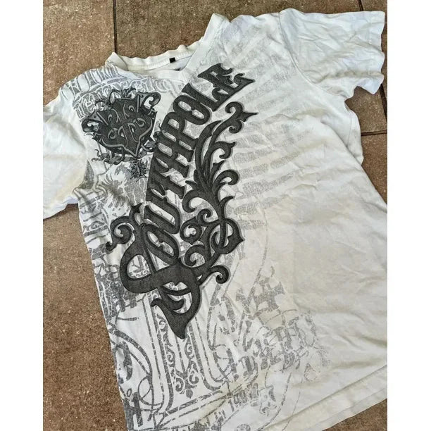 Camiseta estilo hip hop vintage – Ropa urbana | Gráficos retro | Algodón puro | Corte holgado y unisex 