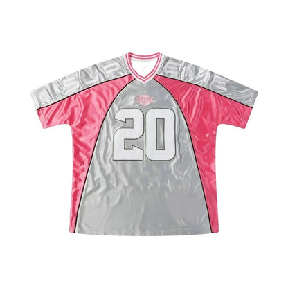 Camiseta unisex de secado rápido: estilo urbano americano, ropa deportiva con estampado grande