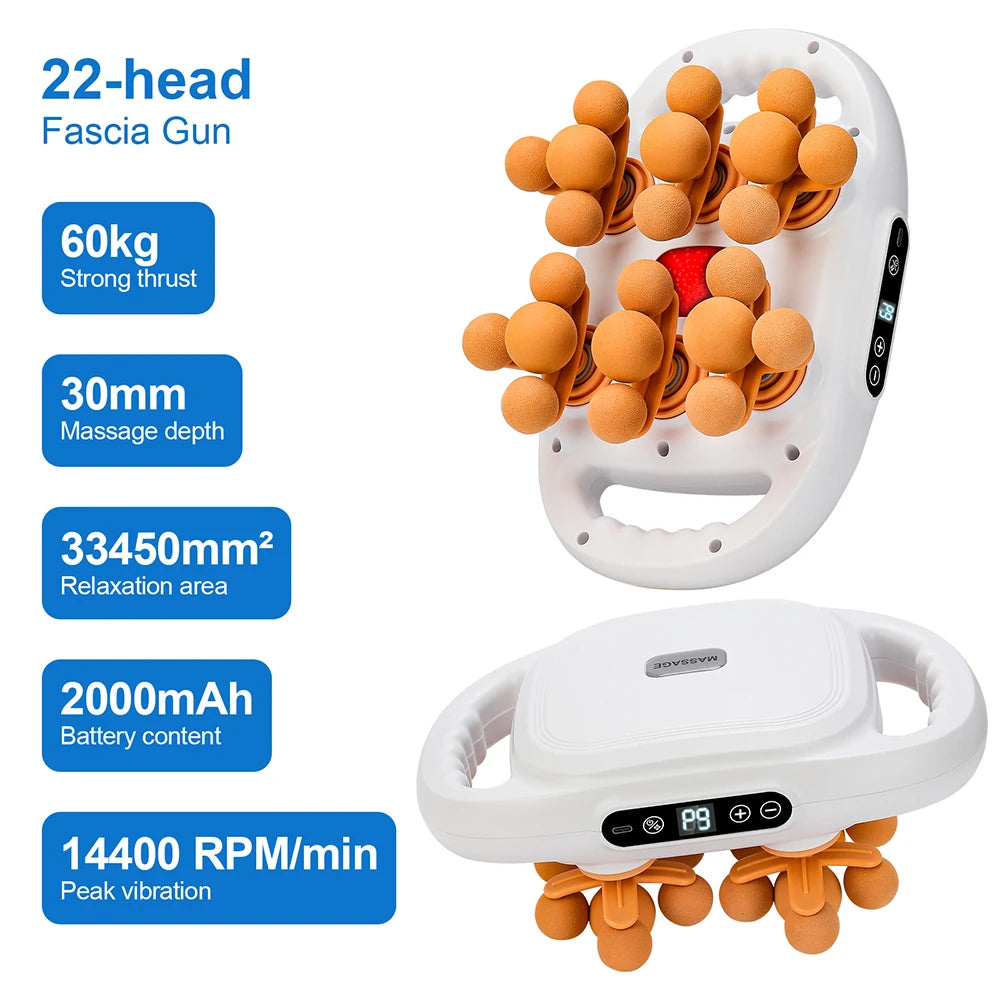 High Frequency Sports Massage Gun – 22, 24, 28, or 30 Head Options 💪 Recover your body like a professional athlete